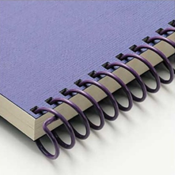

Carla craft spiral ring plastic royal purple CR 09104
