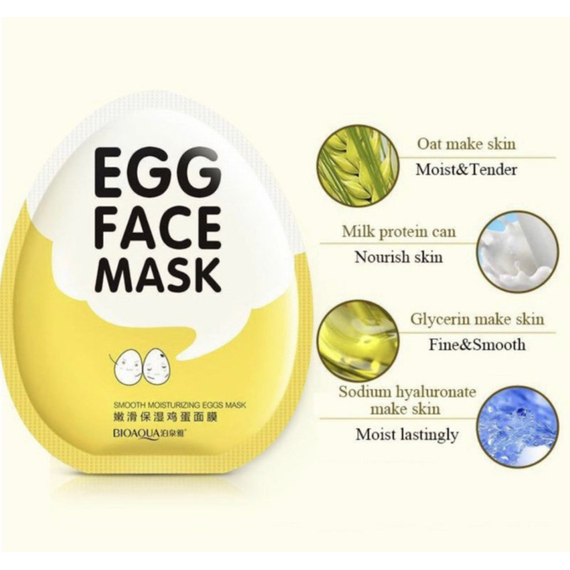 PAHE EGG MASK ISI 8 pcs