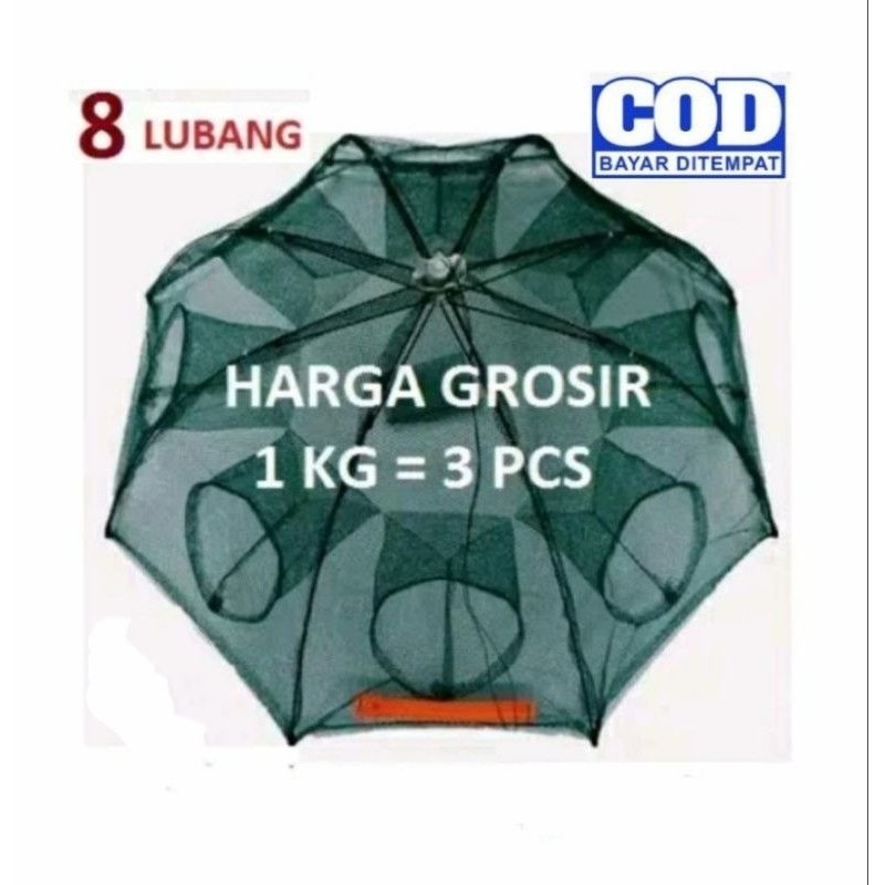 BUBU JARING PERANGKAP IKAN UDANG KEPITING LOBSTER HEXAGONAL