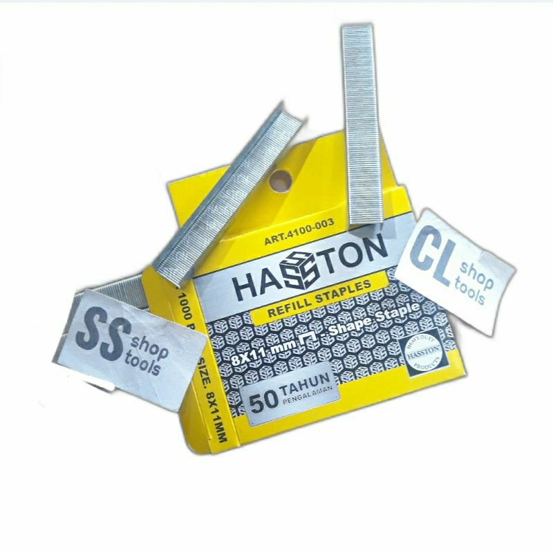 

ISI REFILL STAPLER TEMBAK 8mm kawat besi atom hekter staples stepler