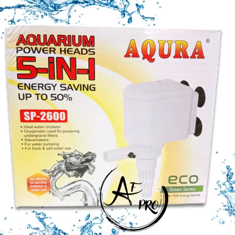 Promo Murah Pompa Aquarium AQURA 5IN1 SP 2600