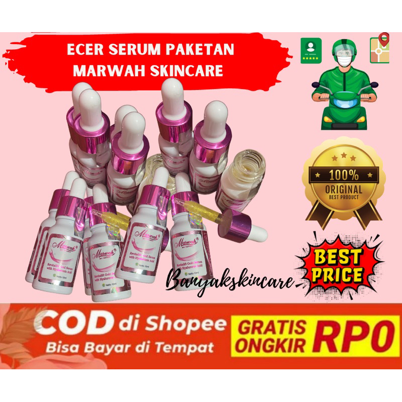 ECER SERUM REFITALIFT MARWAH SKINCARE ACNE TOTOL SERUM ECER SERUM ACNE LOTION MARWAH SERUM GOLD OILY
