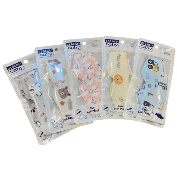 George Baby Eye Mask - Kacamata Kain Eyemask Penutup Mata Jemur Anak Bayi Newborn Baby Kacamata Berjemur