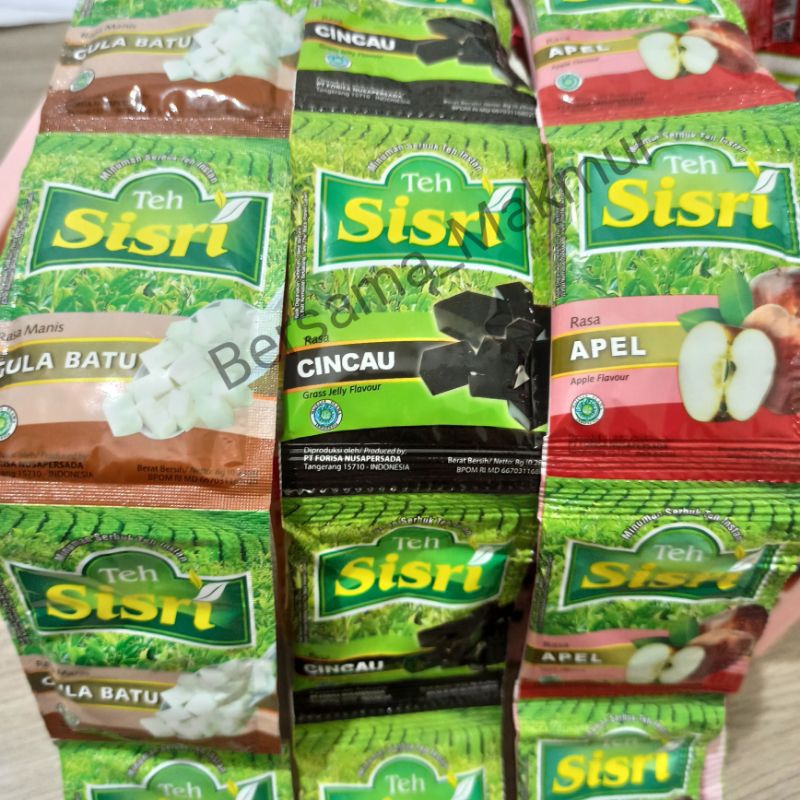 

Teh Sisri minuman serbuk instant renceng