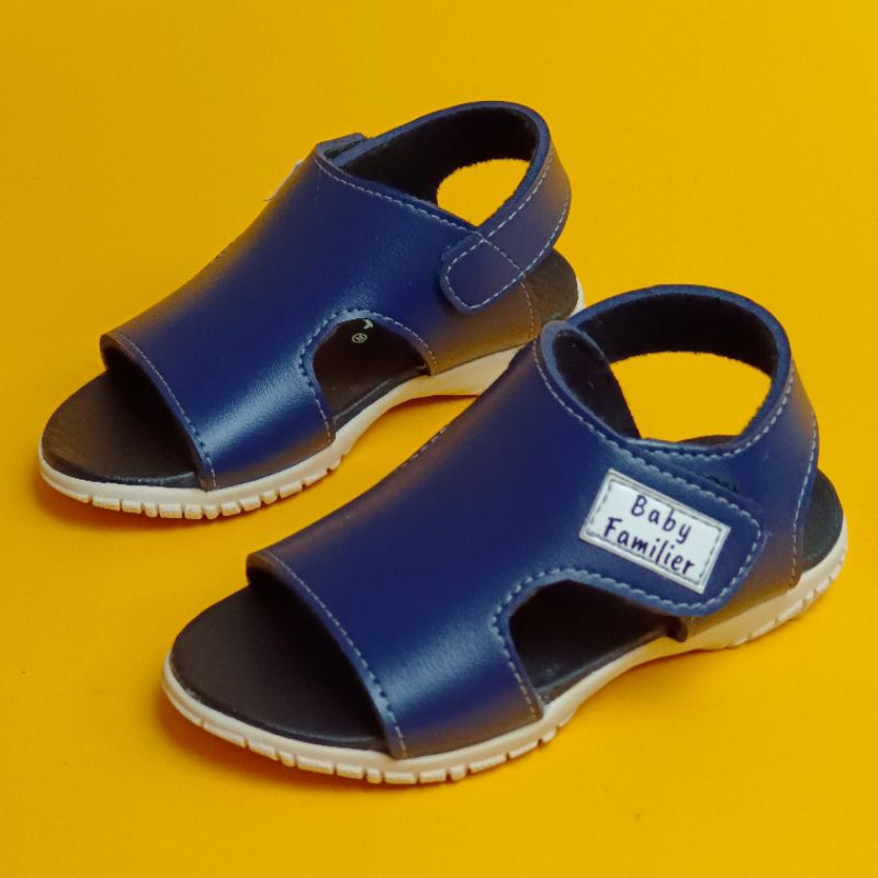 Sandal Adek Bayi 7-12 bulan 20-22 Model Kokop Sol Karet (Charlos 01)