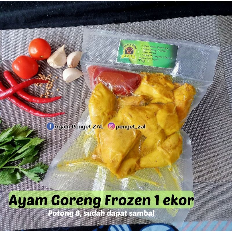 

Ayam Ungkep Frozen 1 ekor Ayam Goreng potong siap masak