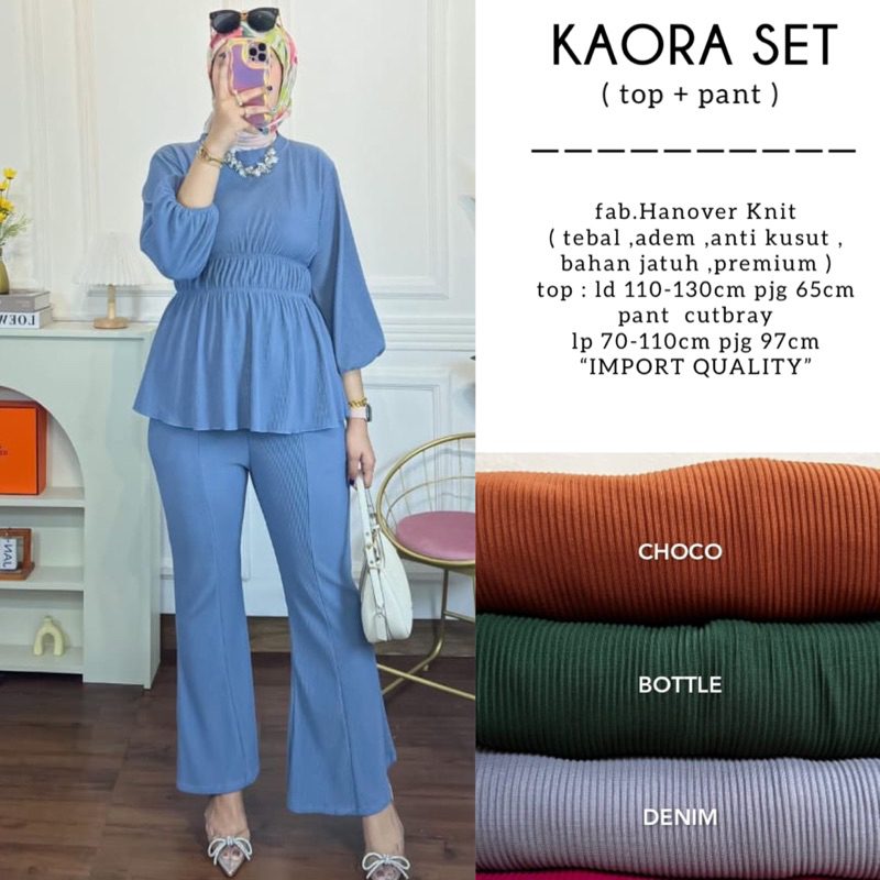 Kaora set ( top + pant )one set cutbray