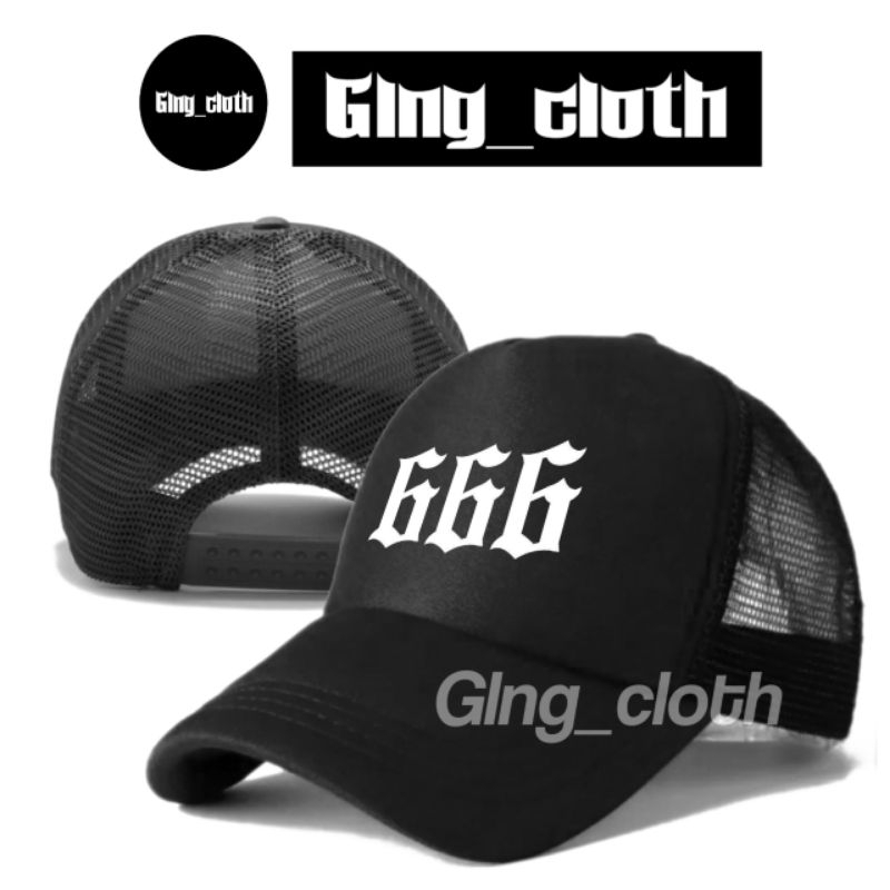 Topi 666 Trucker/Jaring Distro