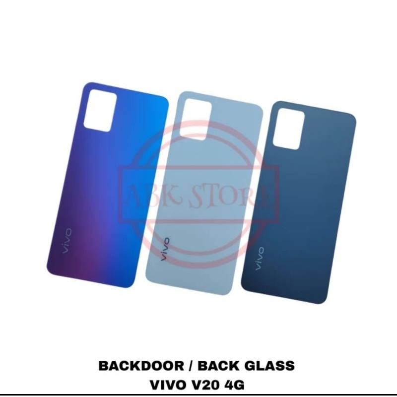BACKDOOR BACK COVER VIVO V20 4G DAN VIVO V20 5G HOUSING TUTUP BELAKANG ORIGINAL BAHAN KACA