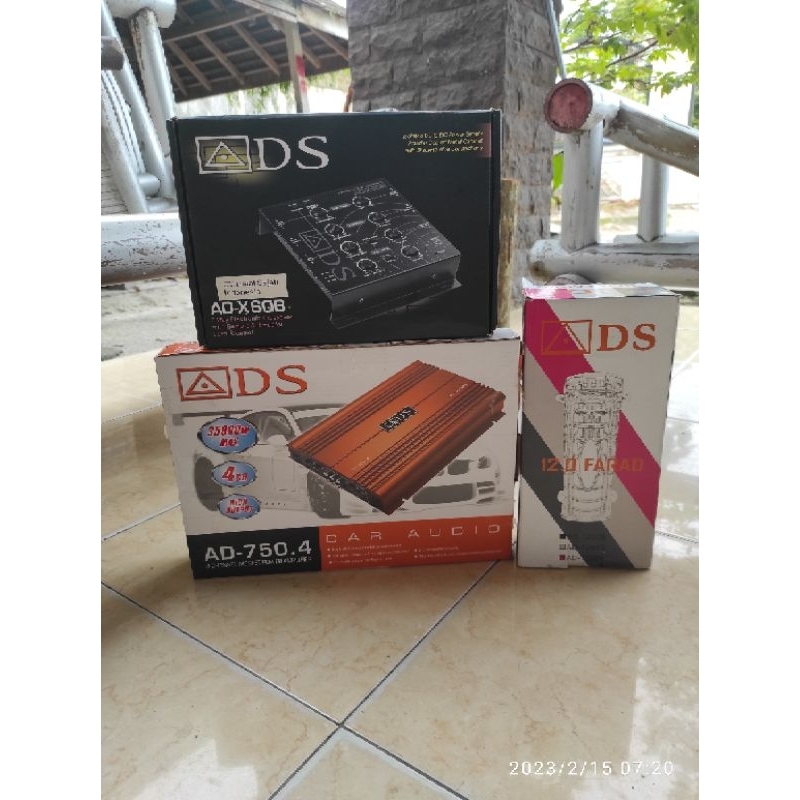 POWER AMPLI CROSSOVER AKTIF KAPASITOR BANK AUDIO MOBIL