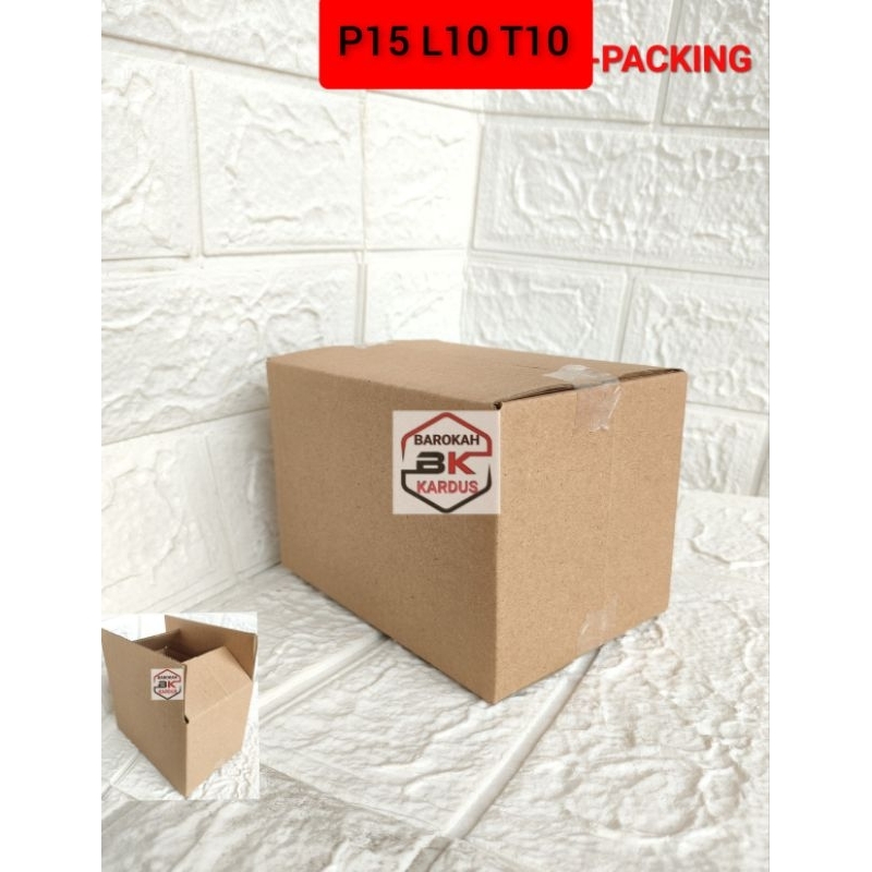 

Kardus 15x10x10 Cm / Kardus Box Packing Polos Tebal Premium