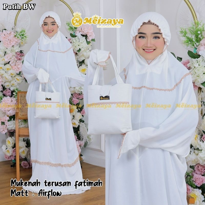 MUKENA TERUSAN FATIMAH by meizaya/New Arrival Mukena terusan