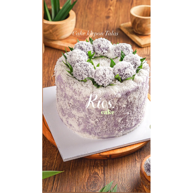 

Rios Cake - Cake Klepon Talas