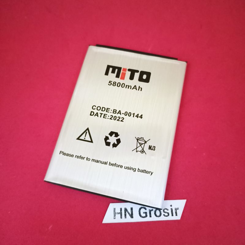 Baterai batre Mito W1 2019 / Mito A36 BA00144 BA-00144 original Battery hp