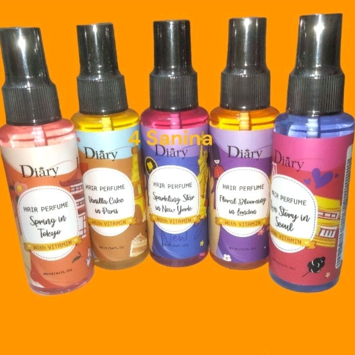 DIARY HAIR PERFUME 100 ML / DIARY PARFUM RAMBUT