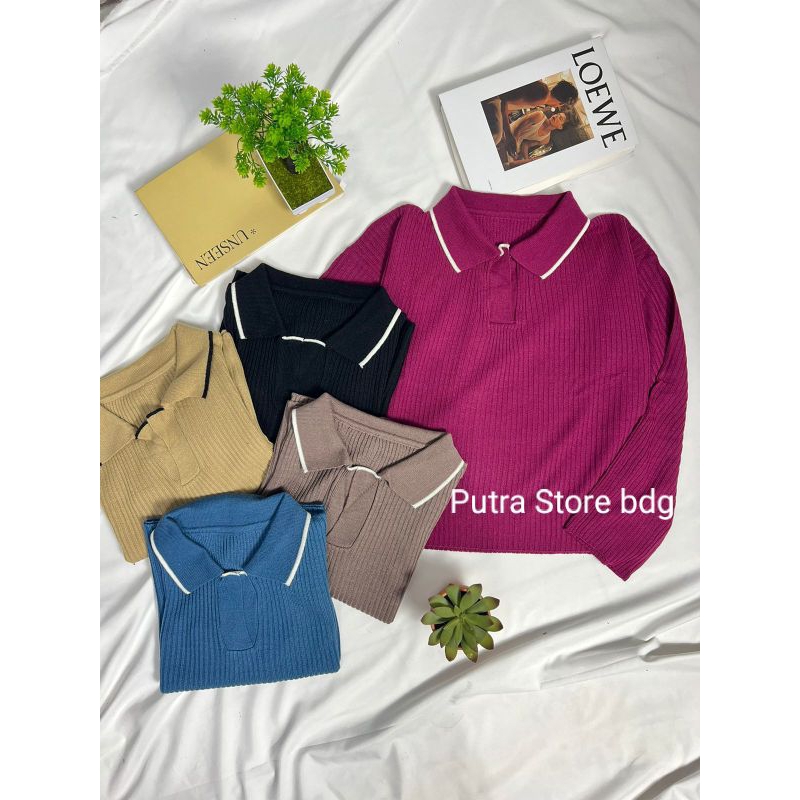 SWEATER POLO AMORA TERBARU