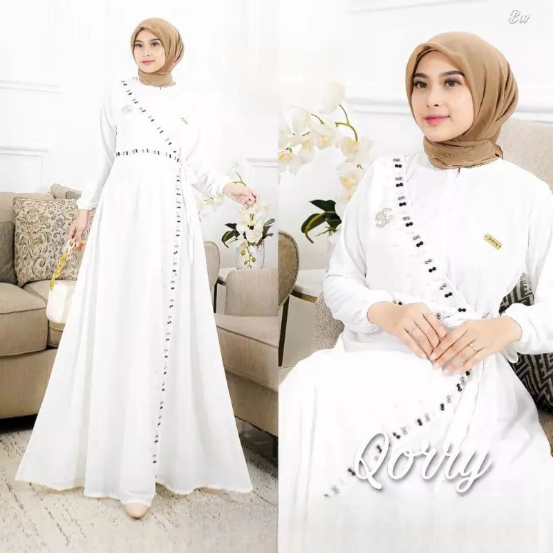 qorry maxy dress // qory maxi Ceruty babydoll mix mutiara