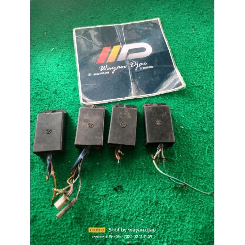 Bahan upgrade CDI pengapian yamaha fizr original bekas (kondisi mati untuk upgrade)
