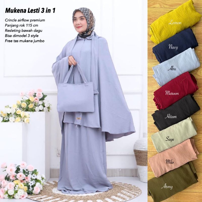 Mukena Lesti 3in1 AirFlow //JF1123