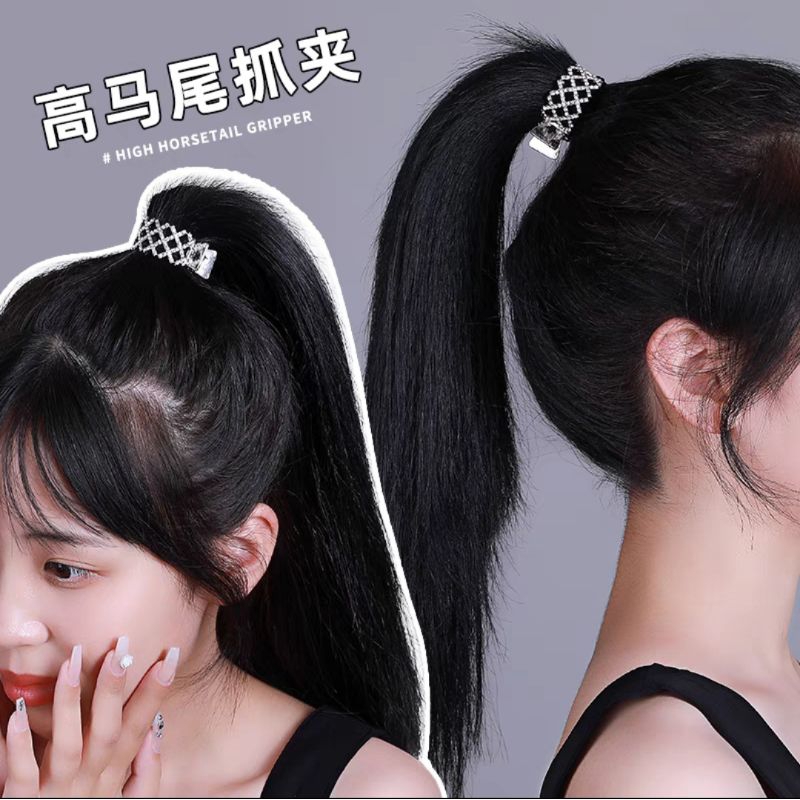 Jepit Rambut Ponytail Doff 4.8cm Model Mahkota Jepitan Rambut Elegan Impor Jedai Korea Irregular Hair Clip Crown Fixed Artifact Ponytail Buckle Hairpin Catch Clip