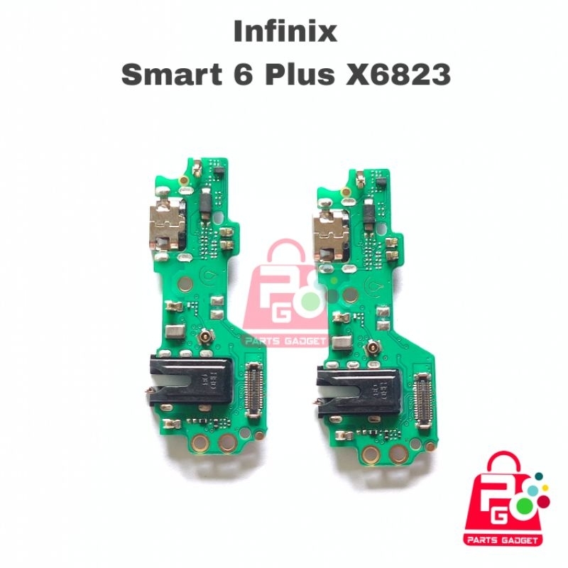Konektor Charger Infinix Smart 6 Plus X6823 Pcb Board Usb Papan Cas Mic