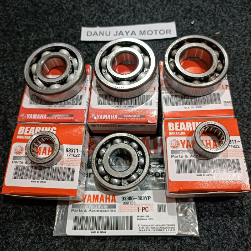 BEARING - LAHER MESIN SET RX KING - RXK - RXS - ORIGINAL JAPAN - 6205 - 6304 - 6303 - IKO