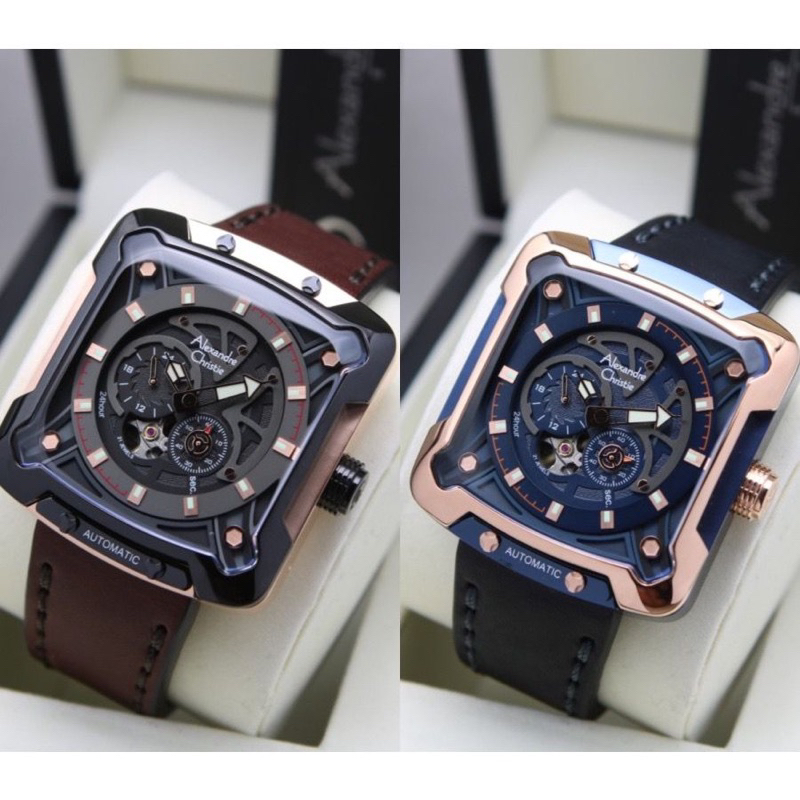 JAM PRIA ALEXANDRE CHRISTIE AC 3039 AC3039 AUTOMATIC LEATHER ORIGINAL