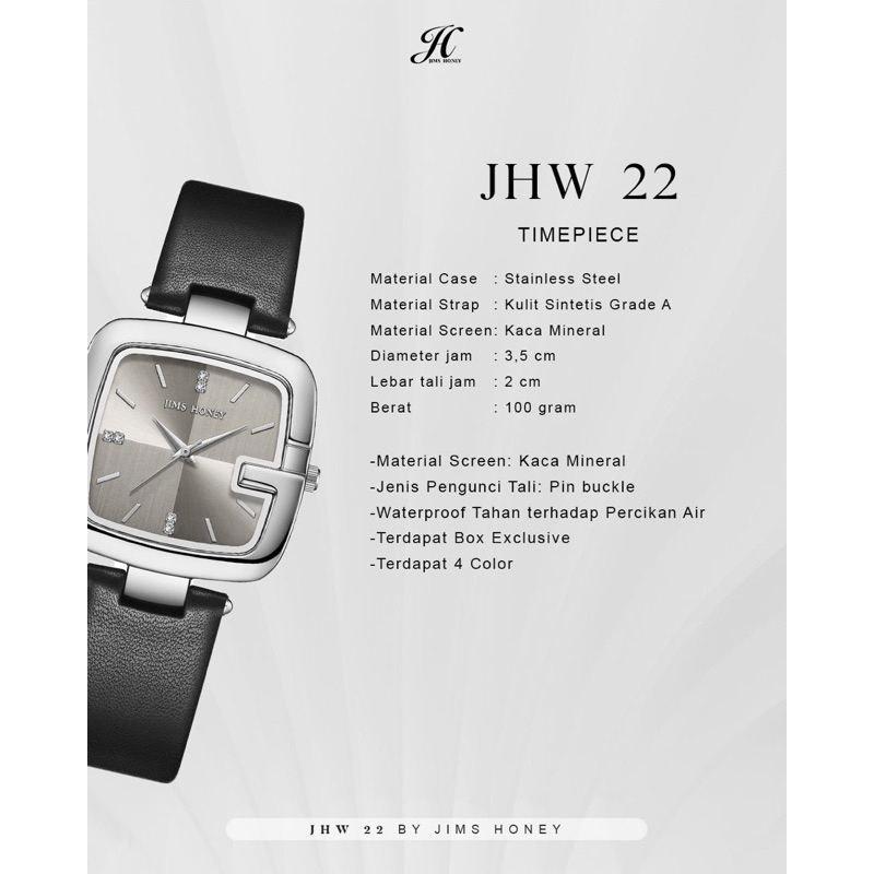 JHW22 JAM TANGAN WANITA FREE BOX EXCLUSIVE