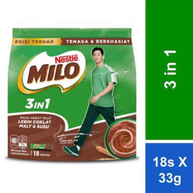 

MILO MALAYSIA STICK 33 gram isi 18 sachet