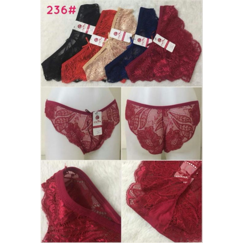 Celana dalam Wanita Renda Sexy Transparan Mix motif
