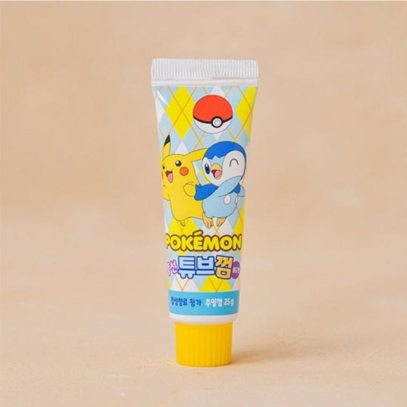 

Pokemon Tube Gum Grape Flavor Korea Candy Confectionery Permen Korea Unik di Tube