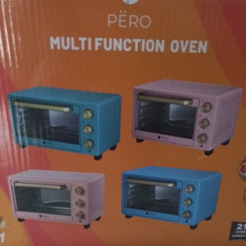 DIJAMIN ORI PERO MULTIFUNCTION OVEN LISTRIK 11L 400 watt / 21L 800watt TERMURAH DI SHOPEE