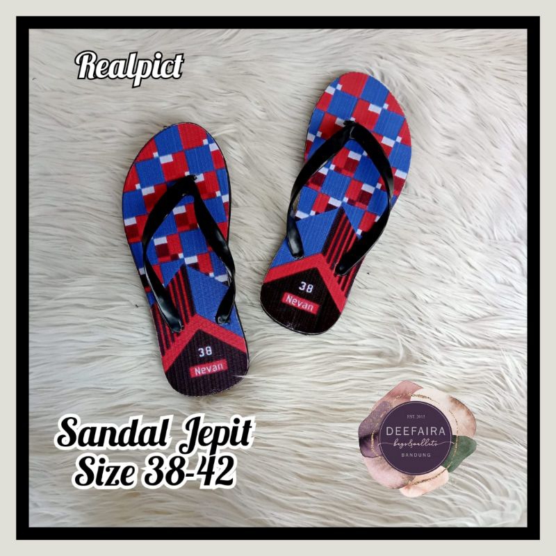 Sandal Jepit Simple Sehari Hari Sandal Laki laki Size 38-42