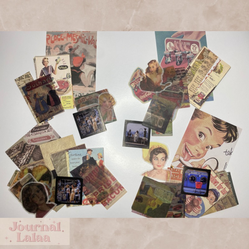 

Journal Kit 20pcs ✨Back to 80’s✨ (sticker and paper deco for scrapbook and journal)