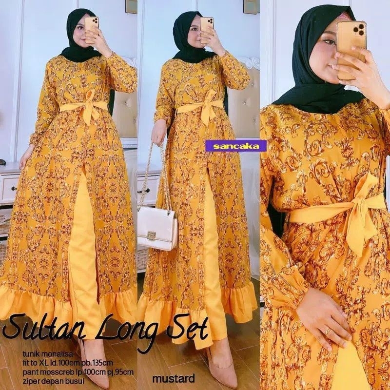 SULTAN LONGSET // GAMIS CELANA WANITA TERBARU