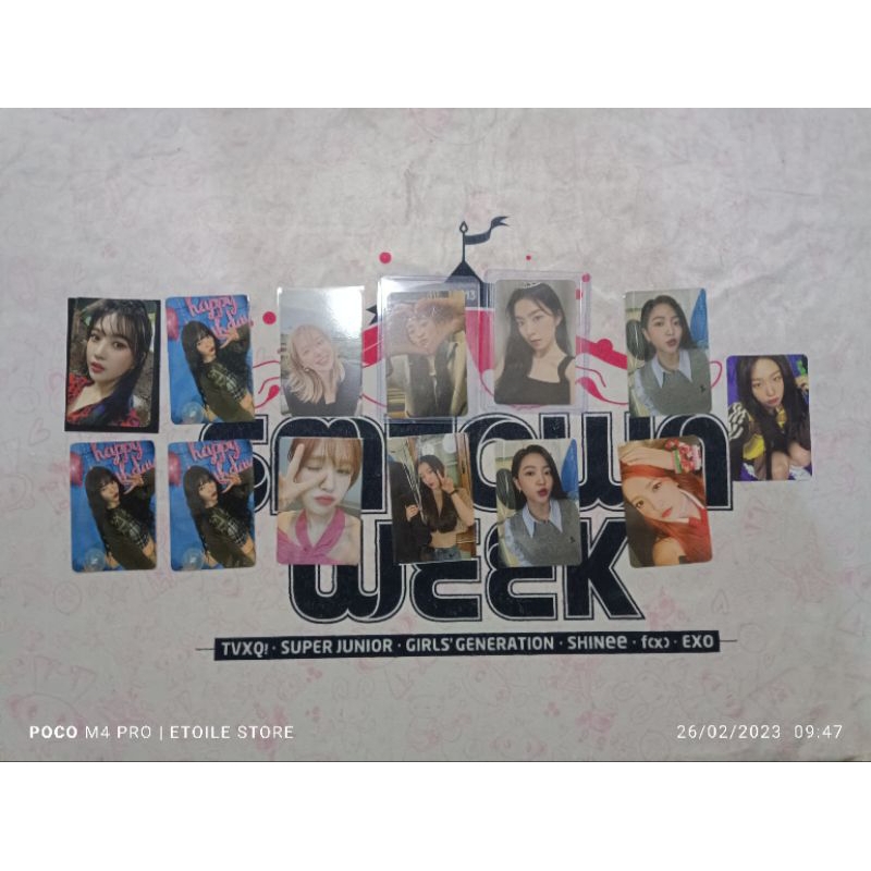 Red Velvet - Photocard Album/MD/PO Benefit
