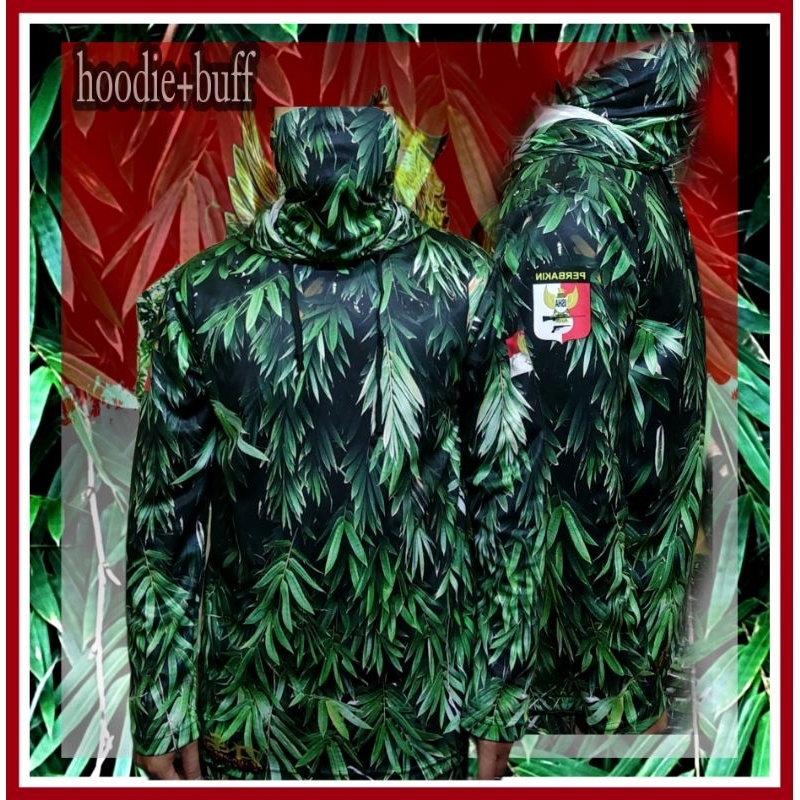 baju berburu camo motif bambu