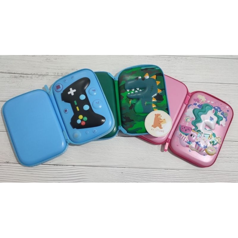 

Kotak Pensil Anak Dino Unicorn Robot Pencil Case EVA Waterproof
