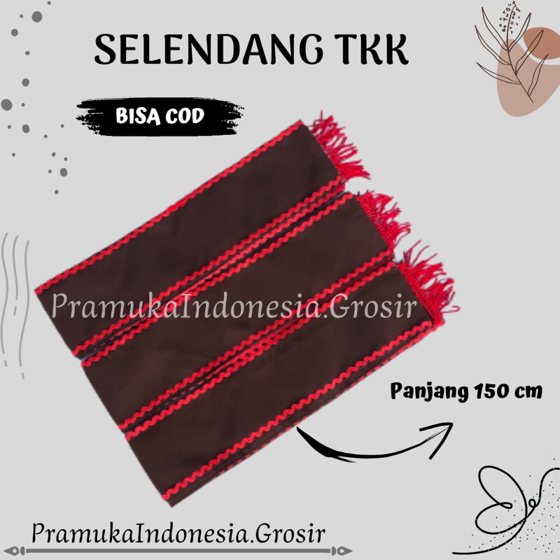 [TERMURAH] SELENDANG TKK PENGGALANG / SELEMPANG TKK PENGGALANG / TETAMPAN TKK PRAMUKA PENGGALANG / T