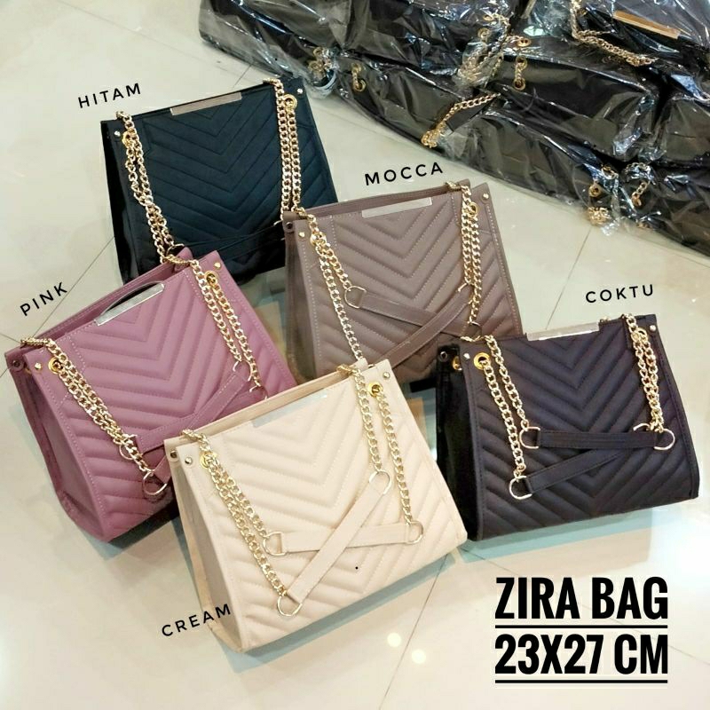 ZIRA tas wanita rantai tas besar Ovie sling bag