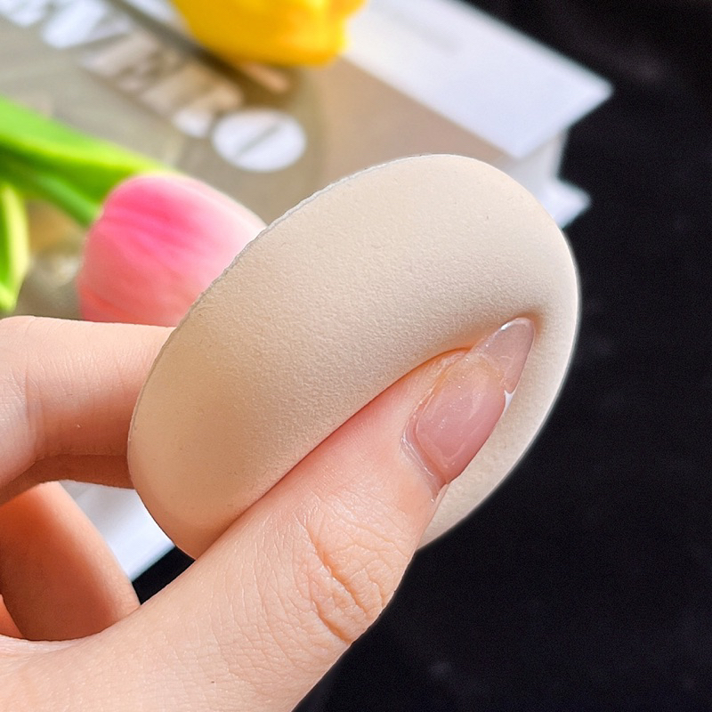 3 PCS Dry Wet Usable Makeup Cosmetic Puff Sponge Cushion Puff for Foundation Powder Soft and Cute