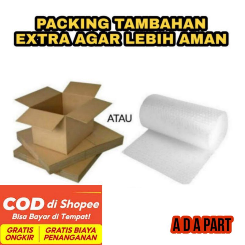 

KARDUS PACKING TAMBAHAN+BUBLE WRAB AGAR LEBIH AMAN