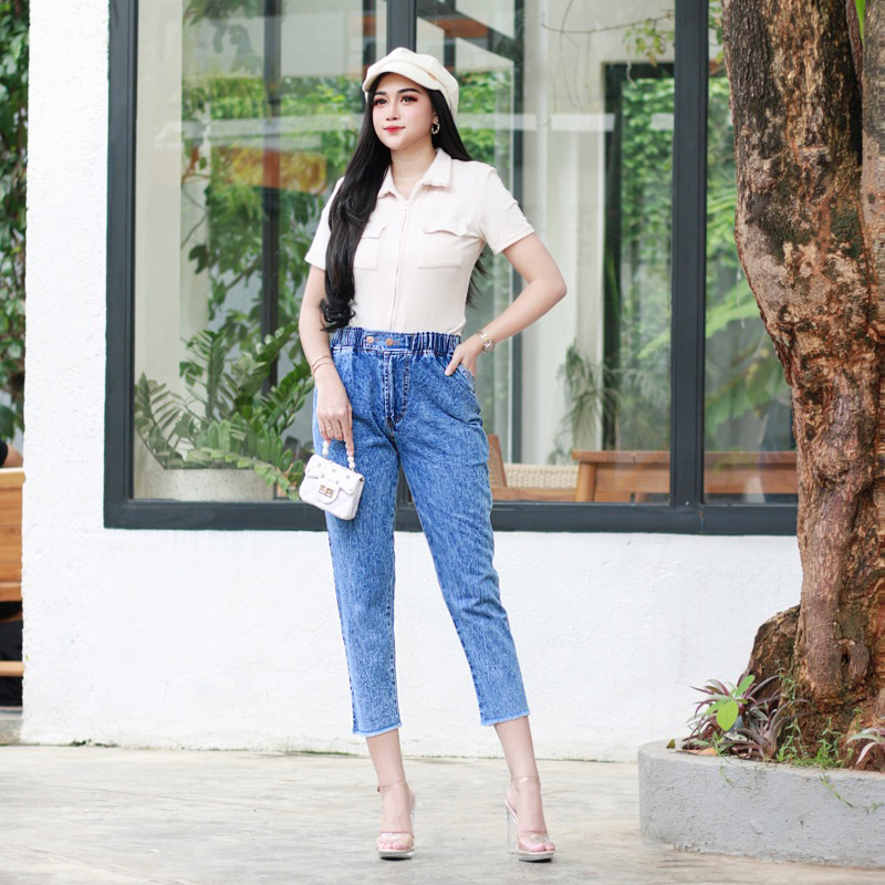 FEYA BOYFRIEND JEANS/ CELANA BOYFRIEND 7/9 KOREAN STYLE