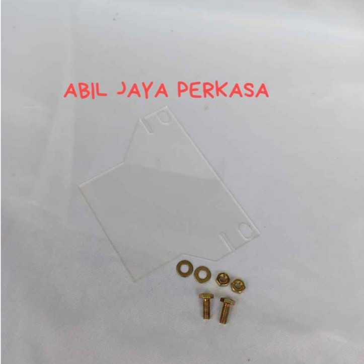 MUDFLAP AEROX BAHAN AKRILIK PENAHAN LUMPUR AEROX MIKA KOLONG AKRILIK [AJP]