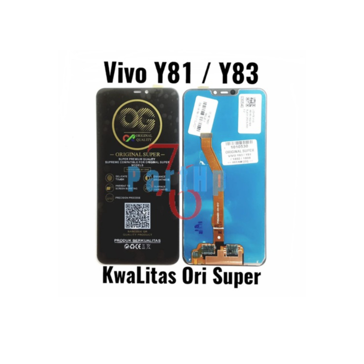 Lcd Touchscreen Fullset Kwalitas Ori Super Vivo Y81 - Y83  - Hitam