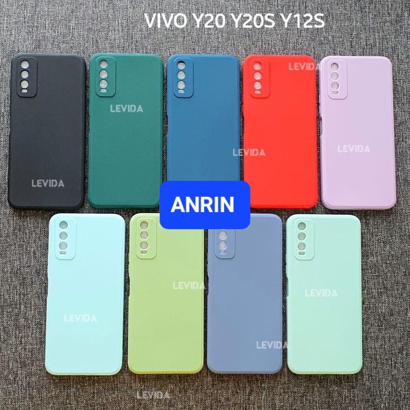 VIVO Y20 Y20S Y20i Y12S CASE MACARON SQUARE CASING SOFTCASE SILIKON