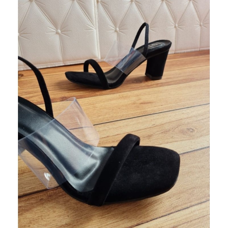 ABBUSHOES AJ 36 sendah hak tahu mika karet premium 7cm