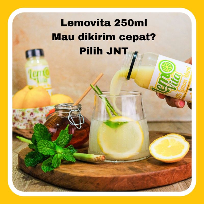 Lemovita 250 - Sari Air Lemon Murni Detox Detoks Jus Diet Alami Pure Lemon Water