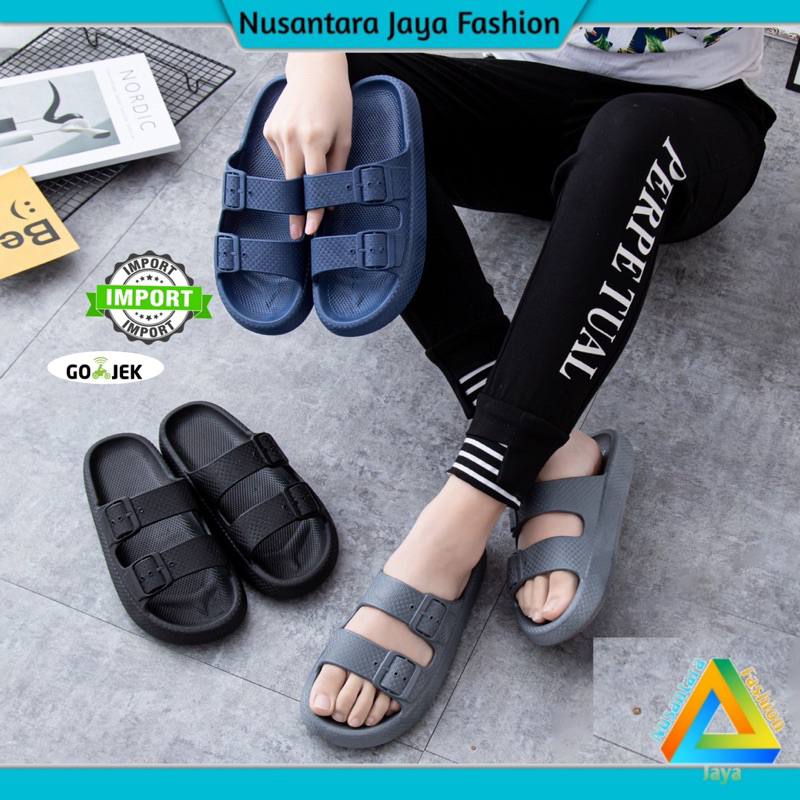 Sandal Selop Pria Wanita UNISEX Jelly Import Ban 2 1988-F0