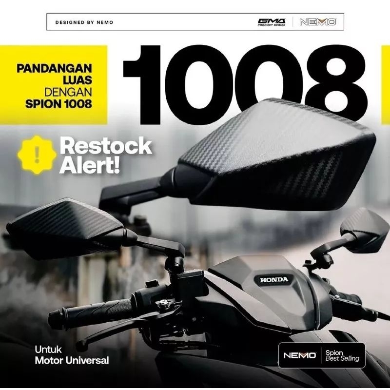 Spion ducati nemo type 1007 1008 1372-3 universal